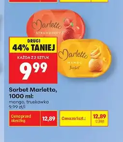 Biedronka Sorbet truskawkowy Marletto oferta