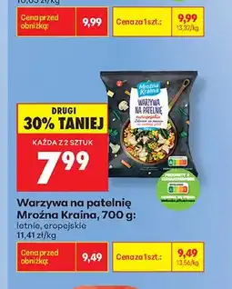 Biedronka Warzywa na patelnię letnie Mroźna Kraina oferta