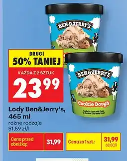 Biedronka Lody Ben&Jerry's oferta