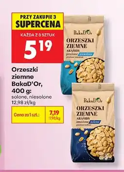 Biedronka Orzeszki ziemne solone BakaD'Or oferta