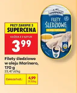 Biedronka Filety śledziowe w oleju Marinero oferta