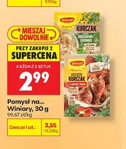 Biedronka Pomysł na... Soczysty kurczak z papryką i ziołami Winiary oferta