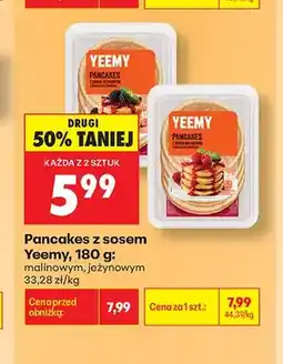 Biedronka Pancakes z sosem malinowym Yeemy oferta