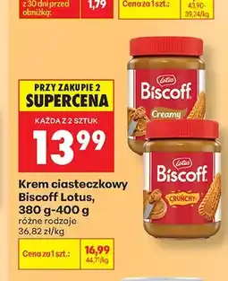 Biedronka Krem ciasteczkowy Creamy Lotus Biscoff oferta