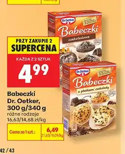 Biedronka Babeczki czekoladowe Dr. Oetker oferta