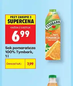 Biedronka Sok pomarańcza 100% Tymbark oferta