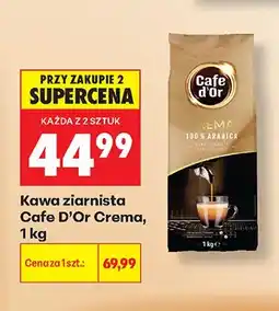 Biedronka Kawa ziarnista Cafe D'Or Crema oferta