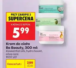 Biedronka Krem do ciała BeBeauty 4 Essential Oils oferta