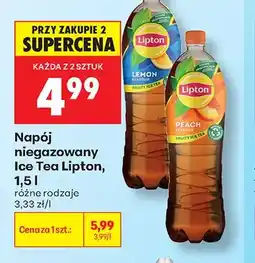 Biedronka Napój niegazowany Ice Tea Lipton Peach oferta