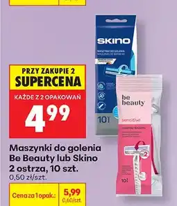 Biedronka Maszynki do golenia Skino 2 ostrza oferta