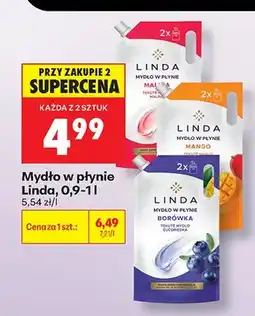 Biedronka Mydło w płynie Linda Malina oferta