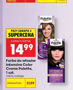 Biedronka Farba do włosów Intensive Color Creme Palette 7-0 oferta