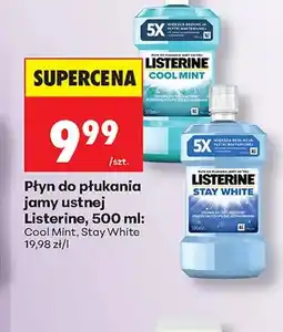 Biedronka Płyn do płukania jamy ustnej Listerine Cool Mint oferta
