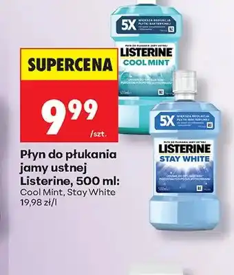 Biedronka Płyn do płukania jamy ustnej Listerine Cool Mint oferta