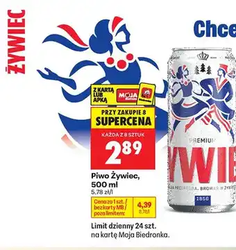 Biedronka Piwo Żywiec Premium oferta