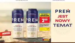 Biedronka Piwo Prem Lager Beer oferta