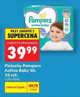 Biedronka Pieluchy Pampers Active Baby S6 oferta