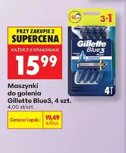 Biedronka Maszynki do golenia Gillette Blue3 Plus Comfort oferta