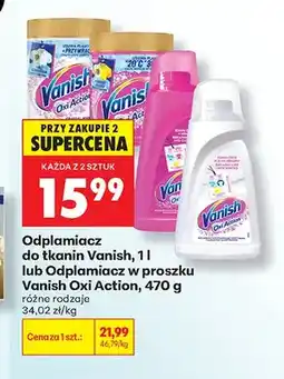 Biedronka Odplamiacz w proszku Vanish Oxi Action oferta