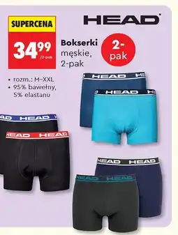 Biedronka Bokserki męskie Head 2-pak oferta