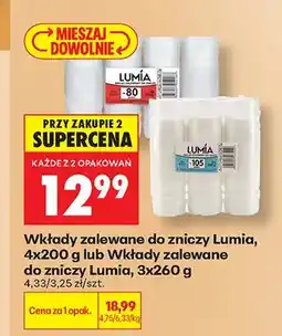 Biedronka Wkłady zalewane do zniczy Lumia 4-pak oferta
