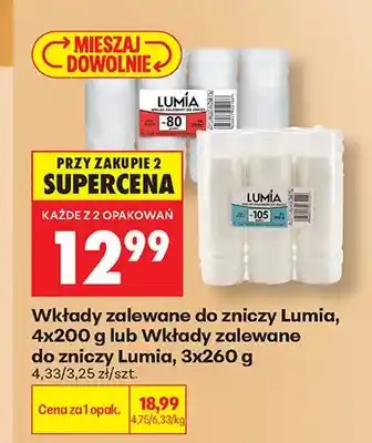 Biedronka Wkłady zalewane do zniczy Lumia 4-pak oferta