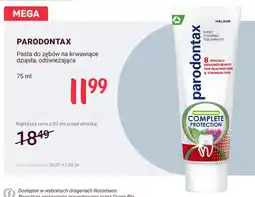 Rossmann Pasta do zębów Parodontax na krwawiące dziąsła odświeżająca oferta
