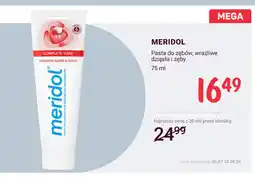 Rossmann Pasta do zębów Meridol wrażliwe dziąsła i zęby oferta