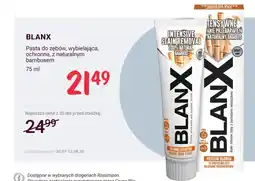 Rossmann Pasta do zębów wybielająca ochronna BlanX z naturalnym bambusem oferta