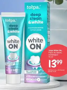 Rossmann Pasta do zębów Tołpa White ON wybielająca oferta
