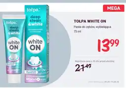 Rossmann Pasta do zębów wybielająca Tołpa White On oferta