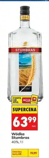Biedronka WÓDKA STUMBRAS oferta