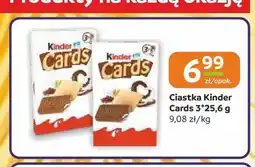 Społem Częstochowa Ciastka Kinder Cards 3-pak oferta