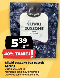 Netto Śliwki suszone Sereno oferta