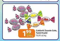 Społem Częstochowa Cukierki Zozole Cola oferta