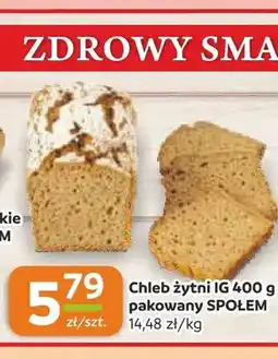 Społem Częstochowa Chleb żytni IG Społem oferta