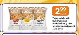 Społem Częstochowa Chrupki kukurydziane Tygryski Puffuleti oferta