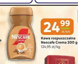 Społem Częstochowa Kawa rozpuszczalna Nescafe Crema oferta