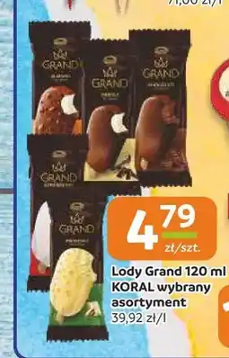 Społem Częstochowa Lody Grand Koral oferta