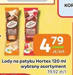 Społem Częstochowa Lody na patyku Hortex oferta
