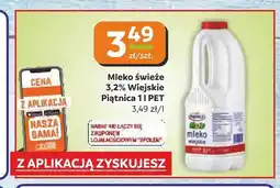 Społem Częstochowa Mleko świeże 3,2% Wiejskie Piątnica oferta