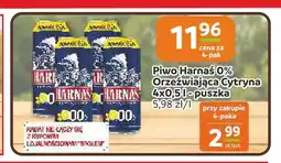 Społem Częstochowa Piwo bezalkoholowe Harnaś Orzeźwiająca Cytryna oferta