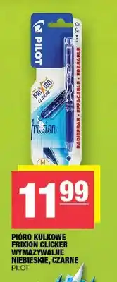 Spar Pióro kulkowe wymazywalne Pilot Frixion Clicker czarne oferta