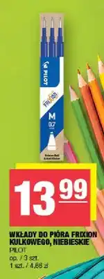 Spar Wkłady do pióra kulkowego Pilot Frixion niebieskie 3-pak oferta
