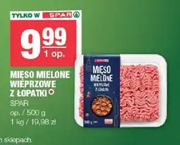 Spar Mięso mielone wieprzowe z łopatki SPAR oferta