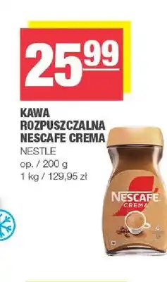 Spar Kawa rozpuszczalna Nescafe Crema oferta
