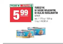 Spar Tuńczyk w oleju roślinnym SPAR oferta