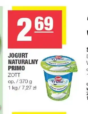 Spar Jogurt naturalny Primo Zott oferta