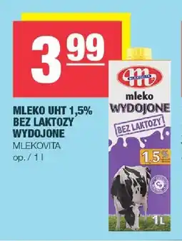 Spar Mleko UHT 1,5% bez laktozy Wydojone Mlekovita oferta