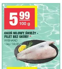 Spar Okoń nilowy świeży - filet bez skóry Rybhand oferta